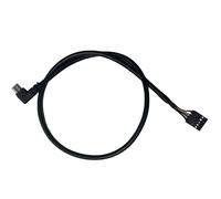 Jingelmall Câble micro-USB pour ventilateur de refroidissement Corsair Hydro h150i Pro/h100i Pro/h115i Pro/h60(2018)/ h100i RGB Platinum/h115i RGB Platinum/h100X RGB Platinum, cordons noirs