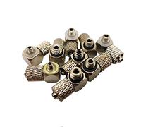 JINGERL 10pcs PL3-M5 PL6-M5 M6 PL4-M3 M4 M5 M6 Twist Joint Fast Contort Composants pneumatiques Raccord Rapide 3mm 4mm Tube 6mm M3 M4 M5 M6 (Color : PL6 M5(M 5HL 6))