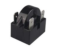 JINGERL Compresseur de Remplacement Démarreur de Relais QP2-15C Accessoires de réfrigérateur Universel Trois Inserts 15 Ohm