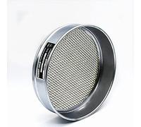 JINGERL Tamis de laboratoire Sampling Inspection Pharmacopeia Standard Test Sieve 304 Susciter Filtre maillage chroming cadre R20CM ouverture 2-5 mm (Capacity : 6 mesh 3.2mm)