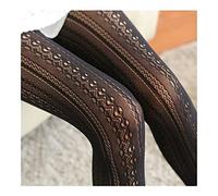 JINGGEGE Automne et Hiver Femmes Collant en Tricot de Coton Collants Femme Automne Hiver évider Solide à Long Bas Collants (Color : 1)