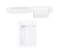 JINGHANGER 25 Pièces Boîte en Plastique Transparent en PVC 123x88x30 mm Boîte Blister Boîte de Rangement Boîtes d'emballage Cadeau Rectangle Clair