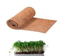 JINGHANGER Tapis de Plantation en Chanvre pour la Culture de microgreens 25x400cm Tapis de Culture de germes de graines biologiques pour Micropousses Planteur