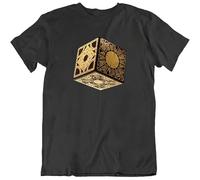 Jinghui Hellraiser Puzzle Box Pinhead Hellraiser 80S Horror Movie Cube Devil Men T Shirt Size L