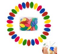 JINGIHE Lot de 30 enfile-aiguilles avec boîte de rangement | Tiges d'aiguilles automatiques pour machine à coudre | Outil de couture à la main pratique pour la broderie, le matelassage, le point de