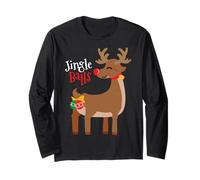 Jingle Balls Renne Coquine Petit ami Noël Manche Longue