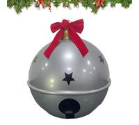 Jingle Bells gonflables de Noël Décoration Festive Imperméable 58 cm avec | Décoration de Noël gonflable pour jardin, cour, terrasse, porche, pelouse, , paysage, fête, porte