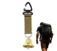 Jingle Bells - Mini Cloches suspendues de 6,3 Pouces, BearBells léger, Protection en Laiton Portable ABS bruyante | Cloche résistante Ours, pour Parc d'escalade, pêche, feu de