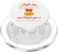 Jingle My Bells and I'll Give You A White Christmas PopSockets PopGrip pour MagSafe