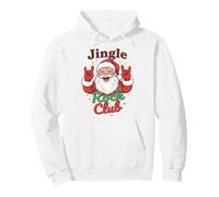 Jingle Rock Club Santa Christmas Fun Rocker Rock on Sweat à Capuche