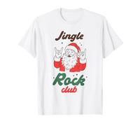 Jingle Rock Club Santa Claus Holiday Party Rock Musique Noël T-Shirt