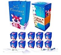 Jingle Totes - Jolly Bash Springy Porte-sucres, gala, boulangeries, pochette commémorative pour invités, cadeau adorable, idéal pour offrir un grand assortiment de finitions texturées