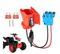 JINGLING Adaptateur batterie voiture jouet ignifuge 12V véhicule enfant robotique jeune famille maison bâtiment scolaire jardin parc