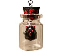 JINGLING Adoptez un fantôme, un esprit bouteille, collier d'Halloween, bijoux d'Halloween, le collier fantôme adopté dans une bouteille, collier fantôme mignon pour et filles, Siehe Beschreibung, Voir
