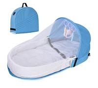 JINGLING Berceau Bébé, Lit Parapluie Bébé Lit Bébé Voyage avec Filet Et Développement, Lit Bébé Portable Berceau Voyage Berceau Pliable, Berceau Nouveau Né