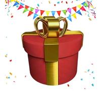 JINGLING Boîte à bonbons - Nouveauté amusante avec bouchon à vis - Pour mariage, anniversaire, remise de diplôme, noix, oursons en gomme, bijoux, pièces de monnaie et petits objets