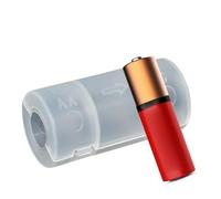 JINGLING Boîte de Rangement pour Adaptateur de Batterie, Adaptateur AA C, Transparent, Haute Performance, pour Caravane, Maison, Voiture et véhicules