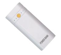 JINGLING Boîtier de chargeur de batterie, boîtier de chargeur, boîtier de banque de chargeur externe, boîtier de batterie externe avec protection anti-retour pour combiner 2 batteries en un seul