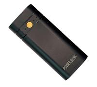JINGLING Boîtier de chargeur de batterie, boîtier de chargeur de batterie externe, boîtier de batterie externe avec protection anti-retour pour combiner 2 batteries en un seul chargeur