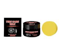 JINGLING Brillant Pneus - Pâte De Soin Jantes 50 Grammes | Crème Nourrissante des Jantes,pour Automobile Camping-Car SUV Berline Camion Voiture Atelier Garage Extérieur