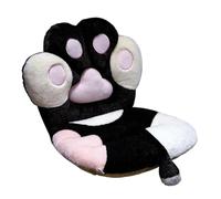 JINGLING Coussin en forme de pattes de chat - Grand coussin d'assise confortable en peluche - Coussin de chaise et coussin d'assise - Pour bureau, chambre à coucher, salle à manger, fauteuil