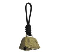 JINGLING Cow Bell pour le pâturage, sonnette de brouillage de moutons - Animal sonore clairs sonne avec lonyard | Ornement en métal pour les ranchs de fermes de camping en plein air