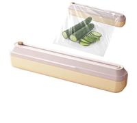 JINGLING Distributeur de film alimentaire avec cutter - Support réutilisable pour films alimentaires - Distributeur de films d'aluminium | Pour mur, placard, armoire de cuisine, réfrigérateur