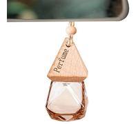 JINGLING e Vaporisateur de voiture | Flacon diffuseur de voiture suspendu | Bouteille de désodorisant de voiture avec capuchon triangulaire à suspendre, bouteille de parfum, décoration de fenêtre de