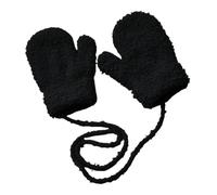 JINGLING Gants d'hiver pour tout-petits - Moufles d'hiver chaudes avec protection complète des doigts - Gants en peluche douce avec protection anti-perte et protection contre le froid - Pour jeux en