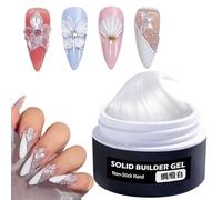 JINGLING Gel à ongles, gel dur antiadhésif, solution épaississante pour salon de manucure, quotidien, mariage, fête