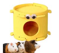 JINGLING Hamster Dwarf Cazy Cave, Hamster Nest Bed | Hamster en conception d'abeilles Hamster cachant la cabane - Bravo Chaud Nest Four Seasons Home pour des souris au caramel, Golden Bear, Chinchilla