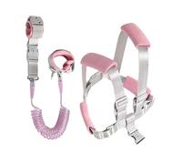 JINGLING Harnais et laisses de sécurité pour tout-petits,Laisse et harnais pour tout-petits - Harnais 3 en 1 qui brille dans le noir avec lien de poignet anti-perte pour tout-petit - Support de marche