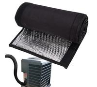 JINGLING Isolation Pour Tuyaux Avec Enveloppe | Manchon Thermique 3 Couches Resistant aux Intemperies - 600D Oxford Isolant Pour Climatiseur 183 x 25 cm,Pour Extérieur Fils Piscine Conduit Maison