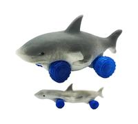 JINGLING Jouets Requin,Voiture Douce et Mignonne Portable Jeux Loisirs - Jouet Animal à Presser | pour Bureaux Travail Salle De Classe Étude Salles D'Attente Adultes Famille Amis
