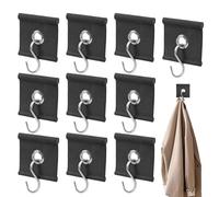 JINGLING Lot de 10 crochets de store pour camping-car - Crochets de suspension à fermeture éclair polyvalents pour accessoires de store - Cintres réutilisables avec crochets en S - Accessoires de