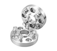 JINGLING Lot de 2 entretoises de roue à 4 pattes PCD 4 x 100 alésage de moyeu 60 M12 x 1,25 forgé pour Micra K12 2002-2010 25 mm