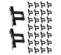 JINGLING Lot de 30 pinces de drainage pour panneau solaire, clips de drainage d'eau pour panneaux photovoltaïques, clips de nettoyage pour cadre de panneau, panneaux photovoltaïques, clips de drainage