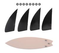 JINGLING Lot de 4 ailerons de paddle pour planche de surf, accessoires légers pour le surf, la natation, la plongée et les sports nautiques
