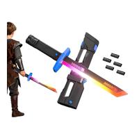 JINGLING Lumineuse - Accessoire avec Éclairage LED RGB Et Effets Sonores,Épée Rétractable Jouet,Idée pour Anniversaire Noël Déguisement Jeu à la Maison