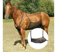 JINGLING Mouche pour Cheval - Housse élastique pour Le Ventre Cheval - Réglable - Ventilée - Filet Nombril Respirant - pour Adulte
