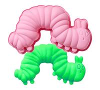 JINGLING Moule à chenilles en Silicone - Moule à gâteau en Silicone - La Petite Chenille affamée