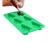 JINGLING Moules Sapin de Noël | Ustensile De Pâtisserie En Forme De Sapin De Qualité Alimentaire - Moules Silicone 6 Cavités - pour Pâtisserie Chocolat Glaçage Mousse Desserts de Fêtes