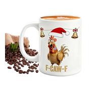 JINGLING Mug en Forme de Poulet | Céramique Nouveauté pour Boisson - Mug à Boire,pour Hommes et Femmes Maison Travail Routine Matinale Moments de Détente Loisirs du Weekend Anniversaire