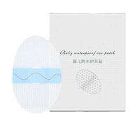 JINGLING Pansements d'oreilles imperméables pour bébés, autocollants d'oreilles étanches pour, patchs d'oreille pour bébé, autocollants d'oreille en gel de silicone, matériau étanche pour la