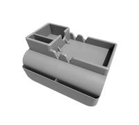 JINGLING Plateau de canapé avec porte-gobelet - Rangement en silicone antidérapant avec poche latérale - Table pour l'accoudoir du canapé - Pour bureau, voiture, voyage, chaise, lit, canapé TV