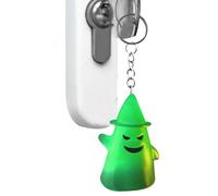 JINGLING Porte-clés fantôme, porte-clés fantôme lumineux | Pendentif effrayant | Porte-clés d'Halloween pour moto, scooter, voiture, clés, sac à dos