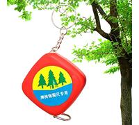 JINGLING Porte-clés mètre ruban | Porte-clés mètre ruban | Mini ruban en acier de haute précision - Avec porte-clés pour la mesure du corps des outils de jardinage