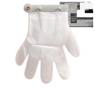 JINGLING Porte-gants pour montage mural, clips de suspension pour salle de bain et maison | Support mural avec 100 gants pour salle de bain, cuisine et réfrigérateur