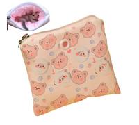 JINGLING Sac de couchage pour sucres - Boîte de voyage pour petits animaux - Accessoire de transport résistant aux morsures pour hamsters, chinchilla et écureuils