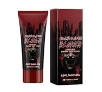 JINGLING Sang de scène, faux sang | Gel de sang artificiel de vampire, maquillage de vampire, 1,76 onces de sang d'Halloween lavable, maquillage spécial, réaliste, pour faux saignements de nez